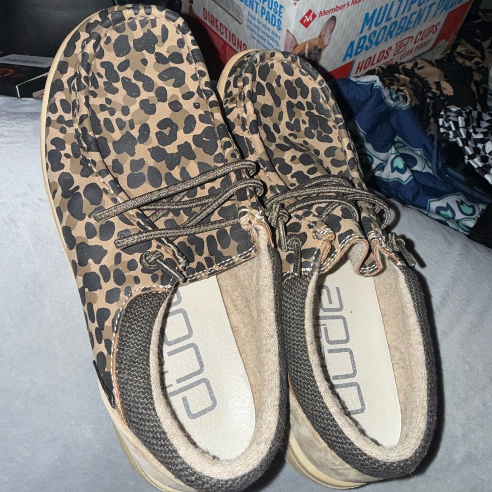 Leopard Print Women's HeyDudes